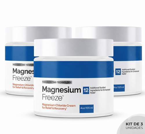 Pack de 3 botes de Magnesium Freeze de 120 ml