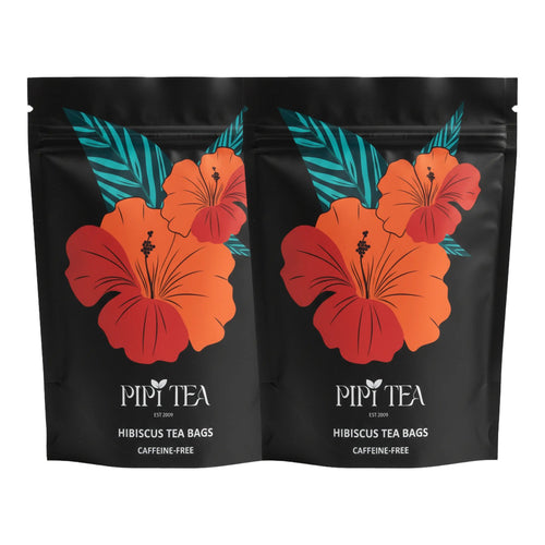 Dos bolsas de infusión de hibisco