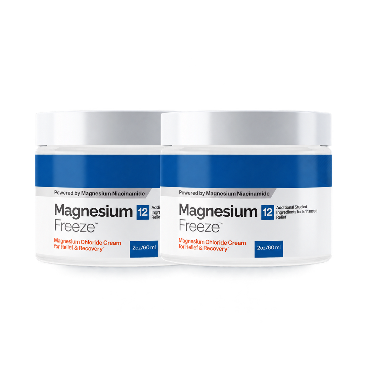 Dwa słoiki Magnesium Freeze