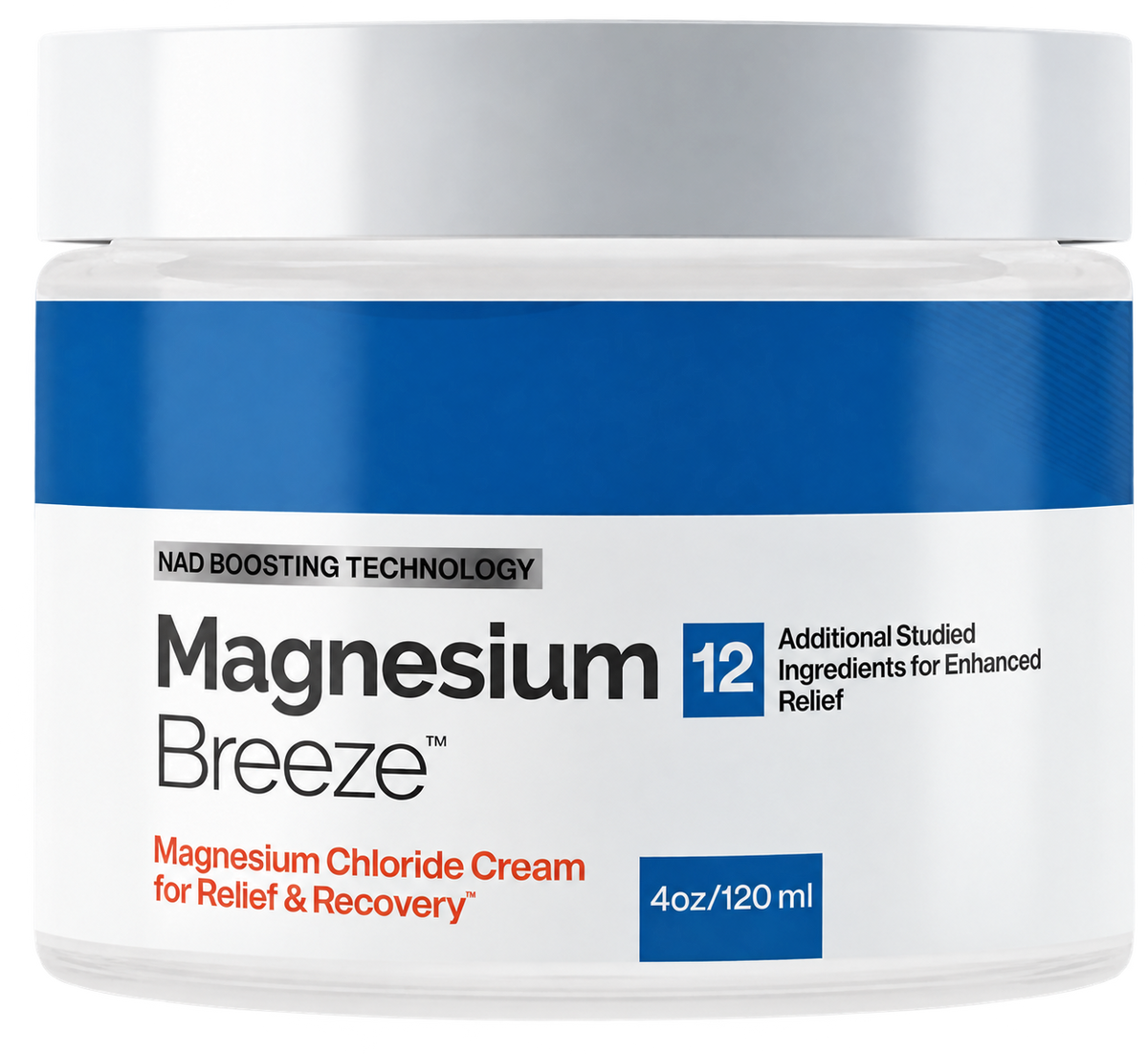 Crema tópica Magnesium Breeze, bote de 120 ml