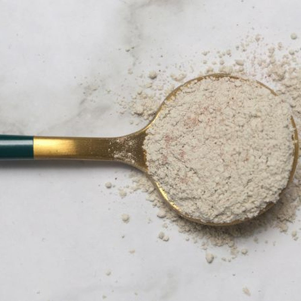 Cucharada de colágeno en polvo