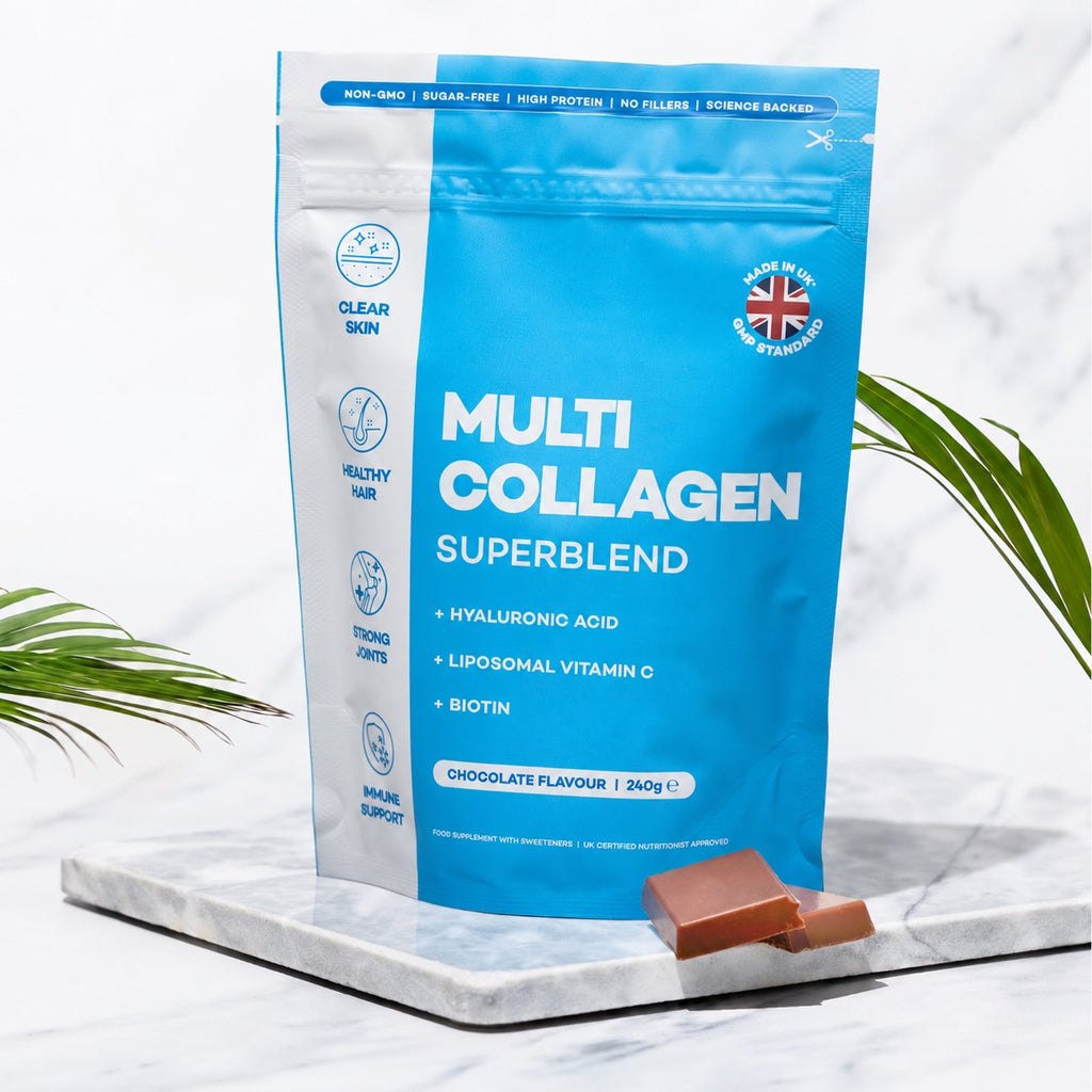 Opakowanie Multi Collagen Superblend, smak czekoladowy, 240 g